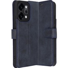 Belirtilmemiş Reno 14 S Kapaklı Kılıf - Lacivert