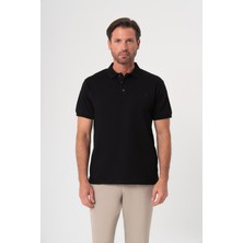 Velvarde Siyah Polo Yaka T-Shırt