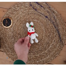 Renkli Ve Kreatif Amigurumi Tavşan Anahtarlık