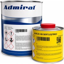 Admiral UL25 Kendinden Astarlı Fayans,cam,galvaniz,alüminyum Boyası 3.5 kg Açık Gri Ral 7035