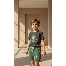 Poala Kids Logolu Street Set Erkek Çocuk Alt Üst Takım