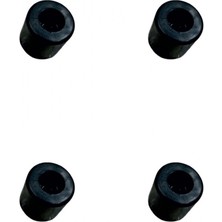 MiraLive Baza Stoperi Plastik - 30MM - Sඈyah HKS283 - 4 Adet