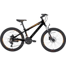 Bisan Cooper Erkek Dağ Bisikleti 35 cm Hd 26 Jant 21 Vites Mat Siyah Mavi