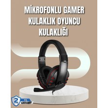MiraLive Mikrofonlu Oyun Kulaklığı – Mavi Işıklı, Uzun Süre Konforlu Kullanım