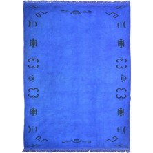 Kilim Co. Saks Mavisi Vintage Yörük Halısı 150X215 cm (3.23 M²)