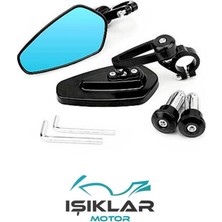 Hsb Rks Rosa 50 Pro Motosiklet Gidon Ayna Siyah GA0185