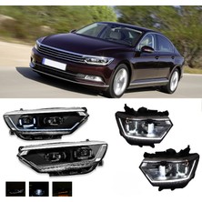 Volksvagen Passat B8 2014-2019 R Line Ledli Ön Far