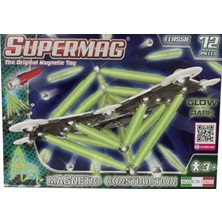 Super Mag Supermag 72 Parça Fosforlu Manyetik Yapı Oyuncağı- Stem Mıknatıslı Set