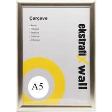 Ekstrafix Çerçeve A5 14,8X21CM Gümüş