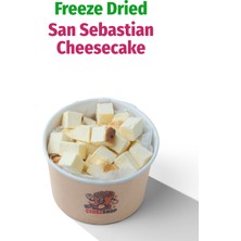 ÇITLAT ÇEREZ SHOP Freeze Dried San Sebastian Cheesecake – Kurutulmuş Çıtır Cheesecake Küpleri, Karamelize Atıştırmalık