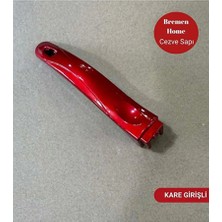 Bremen Home Kırmızı Renk Cezve Sapı (Kare Girişli)