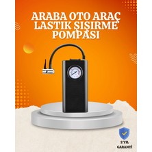 MiraLive Taşınabilir Elektrikli Oto Motosiklet Bisiklet Lastik Şişirme Pompası
