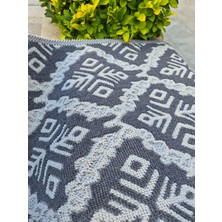 Aktar Tekstil Pamuklu Organik Kilim Yıkanabilir (Kalın Ürün Bukle)