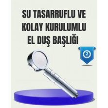MiraLive Masaj ve Yağmur Modlu Su Tasarruflu Duş Başlığı