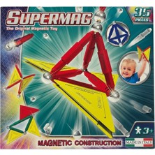 Super Mag Supermag Tags 35 Parça Manyetik Yapı Seti - Stem Mıknatıslı Oyuncak