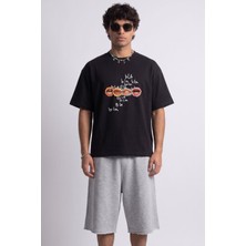 Gothamvibes Erkek Yang Gri Jorts