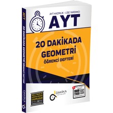Dakika Yayınları Ayt 20 Dakikada Geometri Öğrenci Defteri