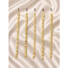 cm Jewelry Gold Bileklik Yıldızlı Taşlı