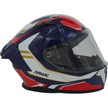 Arwic Fullface Motosiklet Kaskı AR953 Rogue Güneş Vizörlü Ece-R 22.06