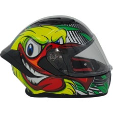 Arwic Çocuk Fullface Motosiklet Kaskı AR931 Duck Güneş Vizörlü Ece-R 22.06