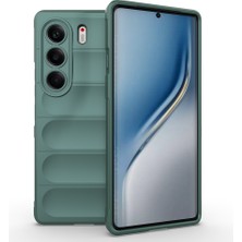 Lyon Tech Tecno Camon 40 Pro Kılıf Zore Etnik Silikon Kapak – Oyuklu Arka Yüzey, Kadife Iç Yüzeyli Esnek Tpu Koruyucu