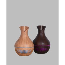Techugo Ultrasonik Ahşap Desenli 130ML Aromaterapi Difüzör ve Hava Nemlendirici