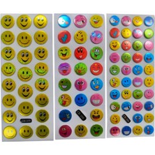 Ticon Sticker Simli Kabartmalı 3 Adet