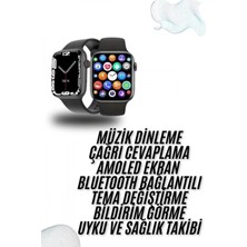MiraLive Plastik Kordonlu Kalp Atışı Uyku Takibi ve Çağrı Cevaplayabilen Akıllı Saat