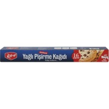Roll-Up Silikonlu Kesilmiş Yağlı Pişirme Kağıdı (37 Cm. x 42 Cm.) 16 Yaprak / 1 Pk.