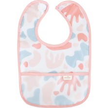 Babyjem Leke Tutmaz Önlük Pembe Puzzle