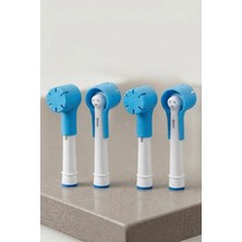 Allbucks Oral-B Elektrikli Diş Fırçası Kapak Seti (4 Adet) - Hijyenik Başlık Koruyucu ABBNY0001