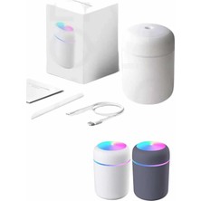 Techugo Humidifier LED Işıklı Mini Ortam Oda Kokusu Aromaterapi Buhardanlık