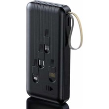 Techugo 4 Çıkışlı 20.000 Mah Powerbank Uzun Pil Ömürlü Taşınabilir