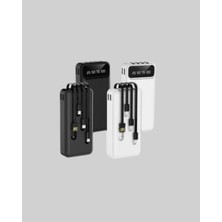 Techugo Akıllı LCD Ekranlı 20.000MAH Powerbank Pd + USB + Type-C