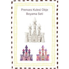 Otaera Masal Kulesi - Obje Boyama Seti, Boya Etkinlik Seti, Fırça & Boya Dahil, Kendin Yap Dıy