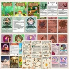 Yoga Hareketleri 100 Kartlık 1 Set Içerisinde 7 Set Barındıran Family Serisi