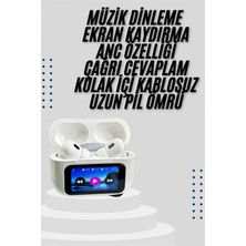 MiraLive Dokunmatik Ekranlı Air Pro 2 Anc Kulaklık Kablosuz Çok Fonksiyonlu