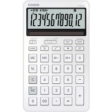 Casio JW-200DQ-WE 12 Hane Ipeksi Beyaz Masa Üstü Hesap Makinesi