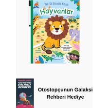İndigo Kitap Yaz-Sil Etkinlik Kitabı – Hayvanlar (Ciltli - Kalemli) + Otostopçunun Galaksi Rehberi