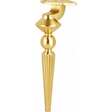 Eym Tuva Lüx Metal Ayak 16 cm Altın Mobilya Koltuk Ayağı