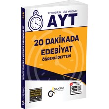 Dakika Yayınları Ayt 20 Dakikada Edebiyat Öğrenci Defteri