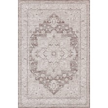 Gümüşsuyu Vintage 80153 Antitoz Leke Dirençli Makine Halısı Bej