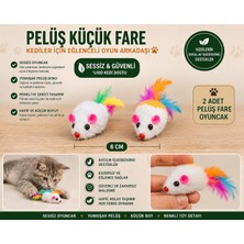 Medusa 2 Adet Peluş Fare, Kedi Oyuncağı