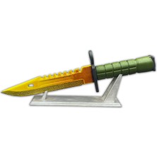 Believe Industry 3D M9 Bayonet Lore Plastik Oyuncak Bıçak Standlı