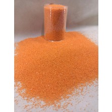 Turuncu   Akvaryum Kumu 1000 gr Dekoratif Balık Akvaryumu Süsleme Kumları