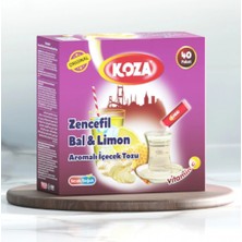 MiraLive Koza Tek Içimlik Zencefil Bal Limon Aromalı Toz Içecek 40'lı