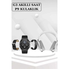 MiraLive Yeni Nesil Sesli Görüşme Akıllı Saat ve Powerbank Çoklu Şarj Girişli Bluetooth Kulaklık Nabız Ölçer