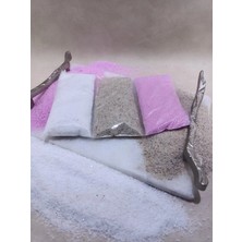 Beyaz-Doğal-Pembe Kum 300 gr - Dekor, Hobi, Teraryum, Akvaryum Set 12