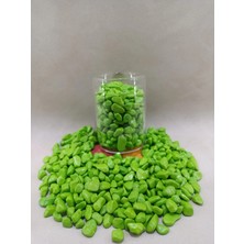 250  gr Yeşil Akvaryum Taşı Parlak Dekoratif- Akvaryum  Taşları (1-2 Cm)