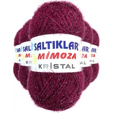 MiraLive 5 Adet Mimoza Kristal Işıltılı Şal Patik Yelek Ipi 26